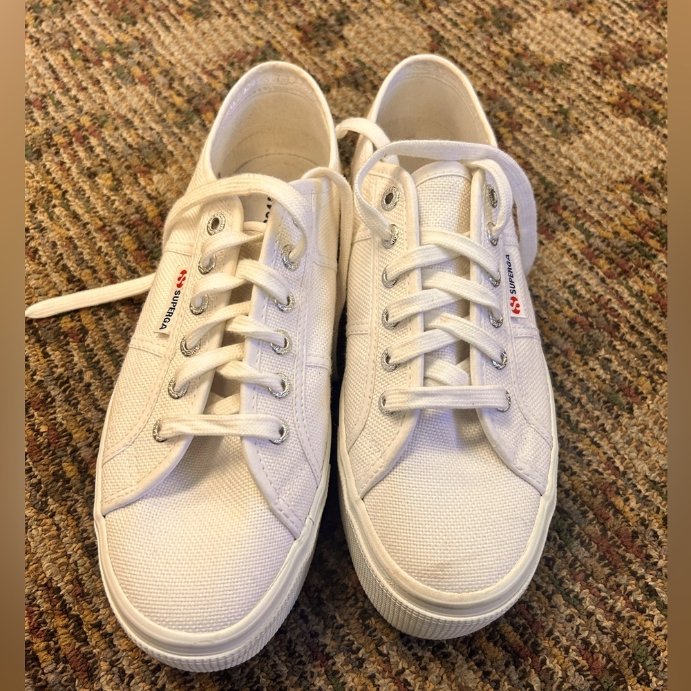 Superaga platform sneakers